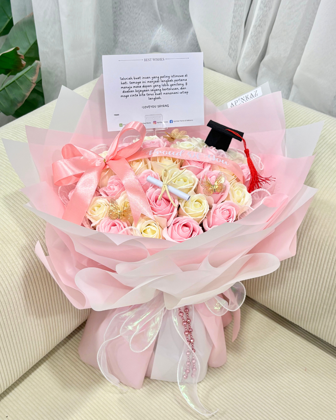 Rinai Pinky (Soap Flowers)