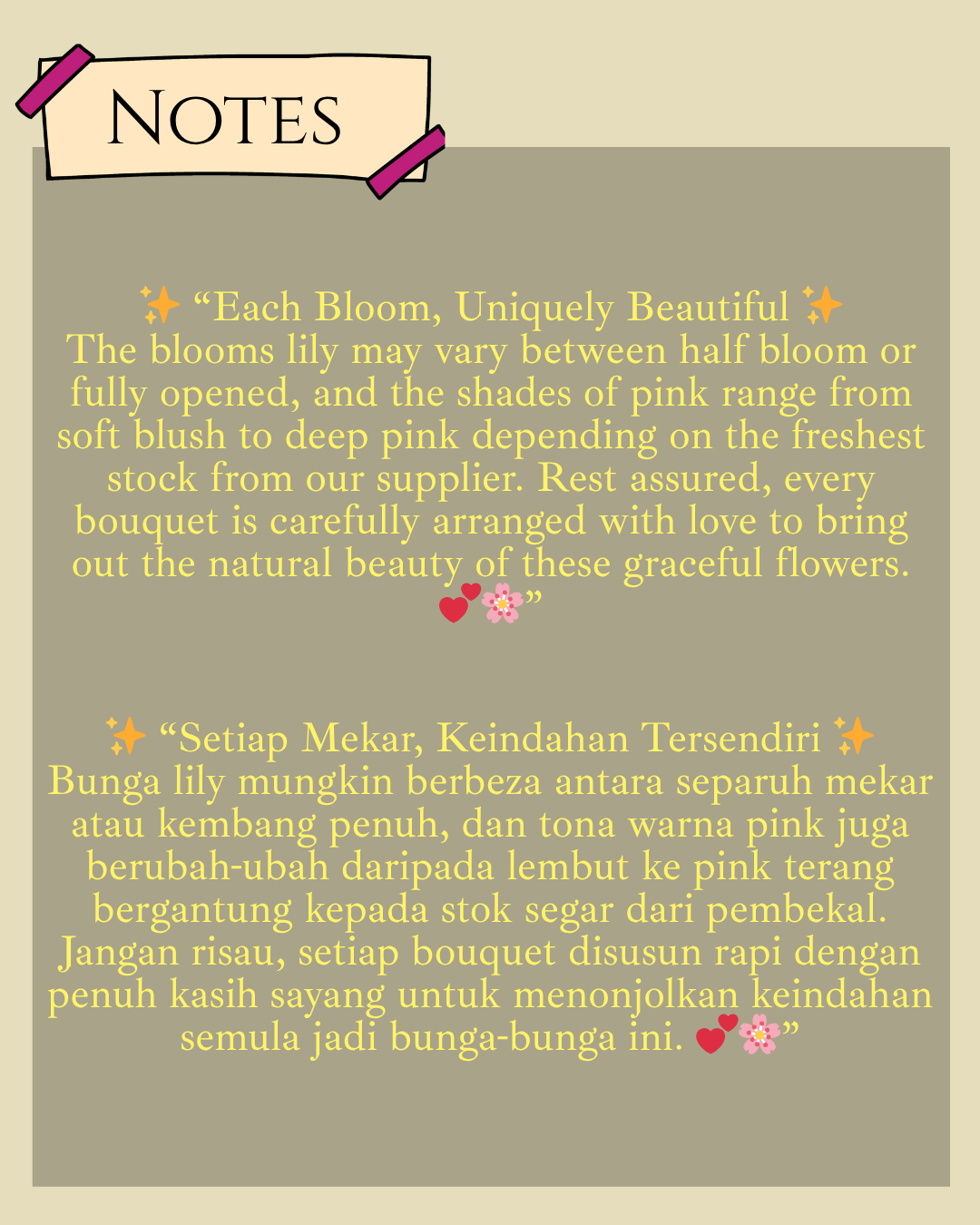 Lilina Butterfly (Fresh Flowers)